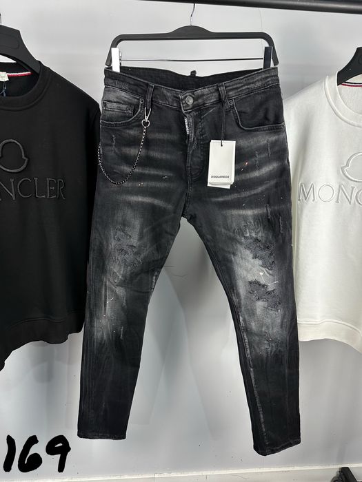 Dsquared мъжки  черни дънки 6 модела