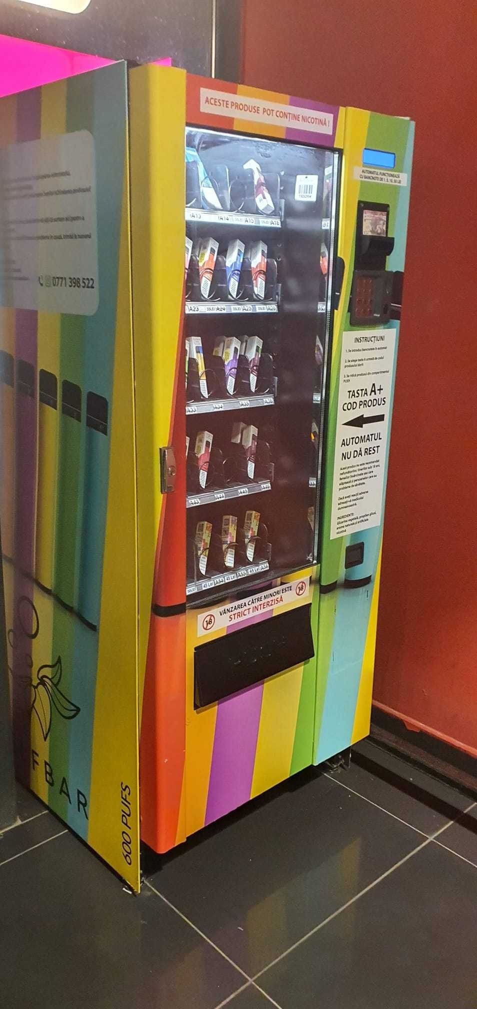 Tonomat automat Vending Bauturi/ produse alimentare/ Vape-uri