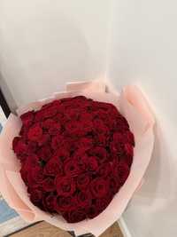Букет цветов, Букет Роз, розы длинные 25 к