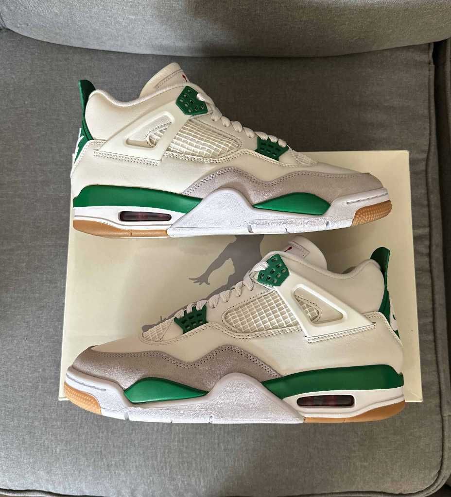 Jordan 4 pine green 43