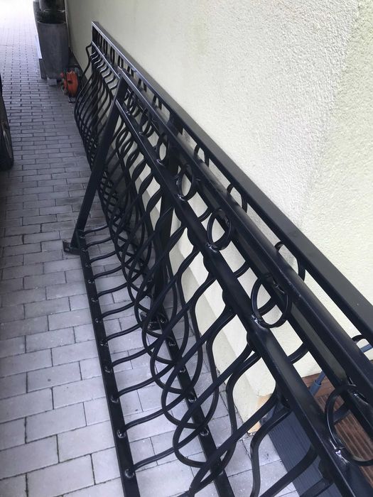 Vand balustrada fier forjat balcon - in stare foarte buna