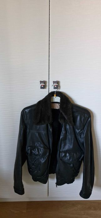 Geaca de piele masura S