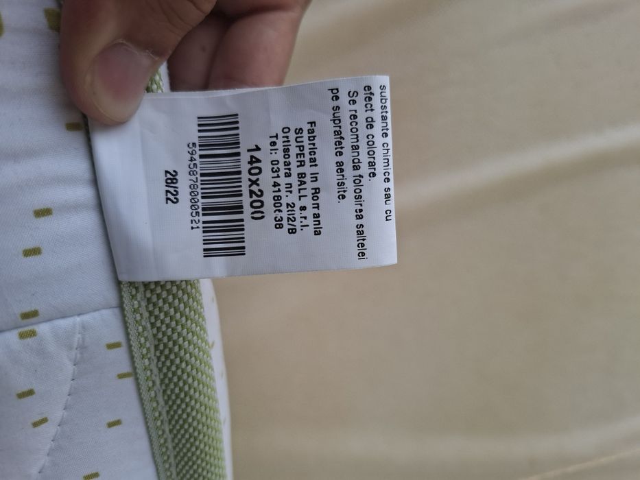 Saltea Bedora Aloe Vera 140x200 cm, utilizata