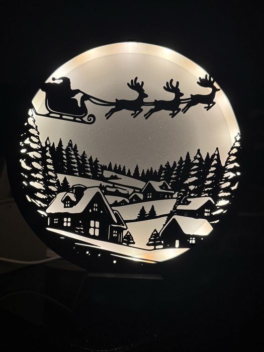 Lampa ornamentala de craciun cu LED.