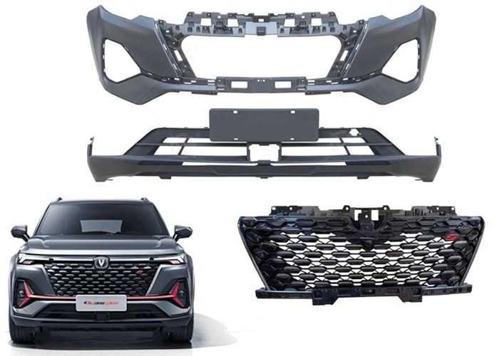 Бампер нижний часть/решетка радиатор Шанган Кс35 Changan Cs35Plus 22-