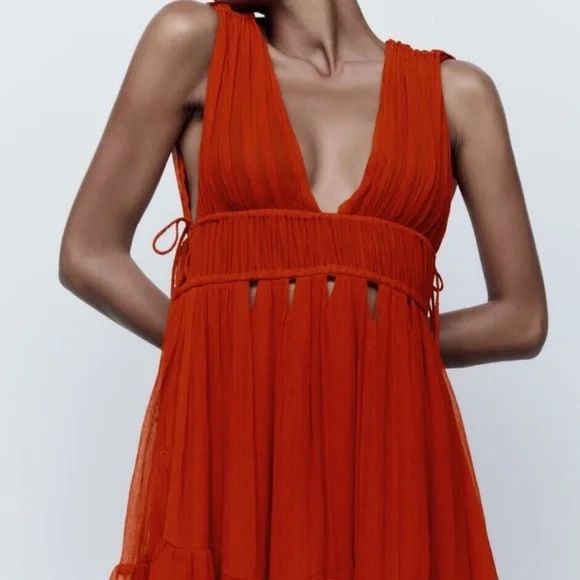 Мини коктейлна рокля Zara Размер М Умален