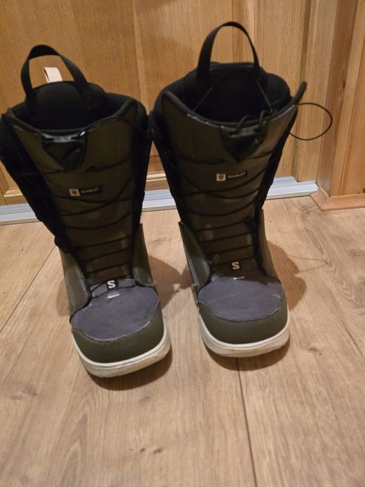 Boots snowboard femei, Salomon Scarlet Flex, Sintetic, verde, 40 EU

I