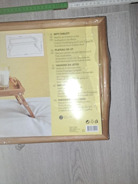 Masuta pat plianta din lemn