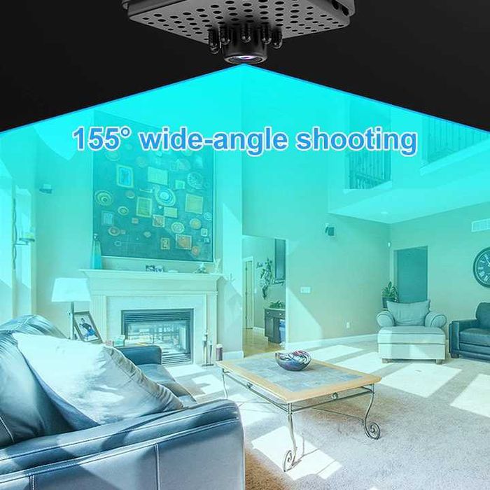 Mini Camera de Supraveghere WiFi Full HD, Viziune Nocturna Audio-Video