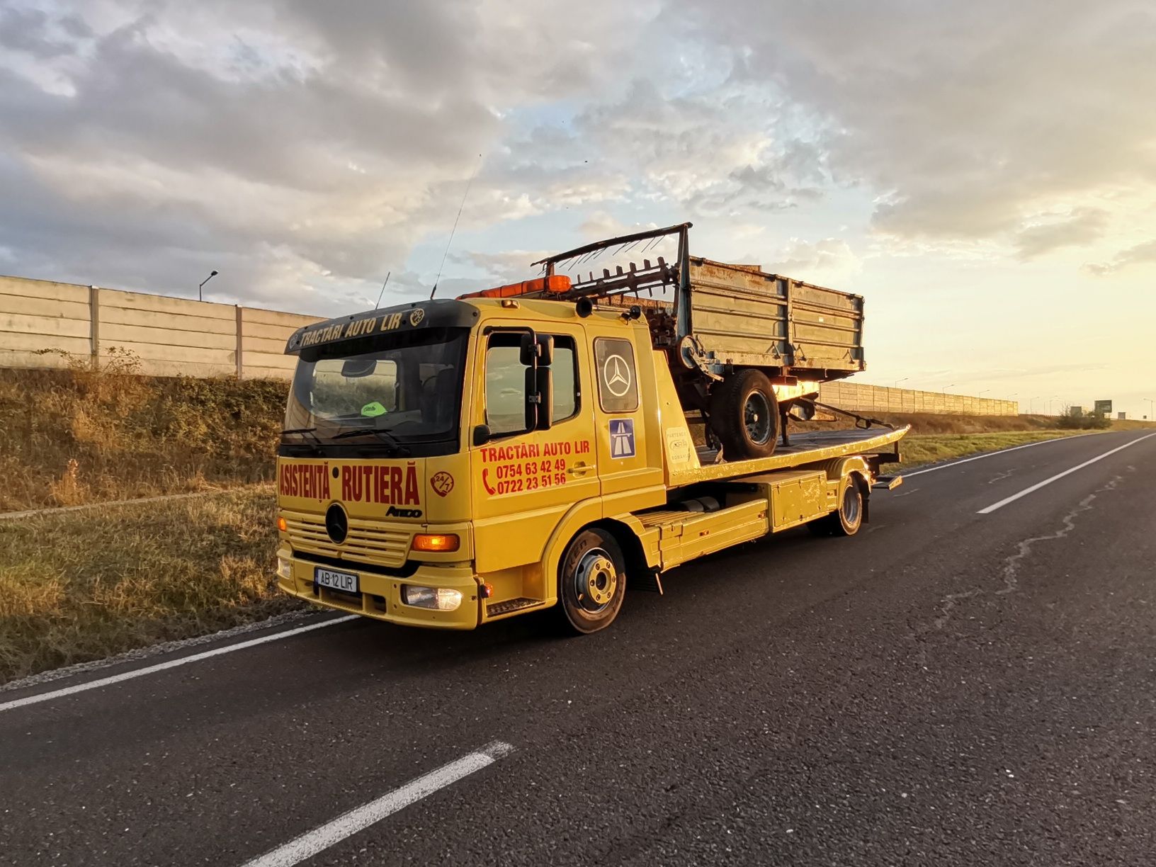 Tractari Recuperare Depanare Platforma AUTO-LIR NON-STOPAutostrada A10