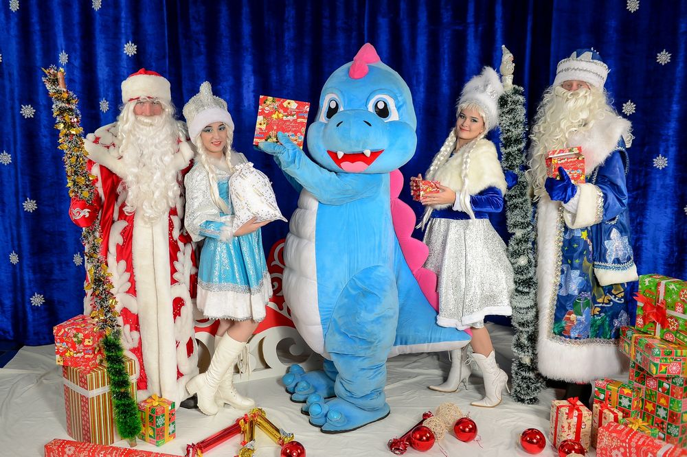 Поздравления от дедушки мороза и Снегурочки Ёлки корпоративы садики