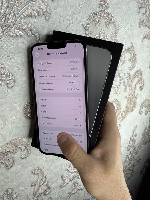 iPhone 13 ProMax 128Gb Graphic Akk: 92% Kelwamiz