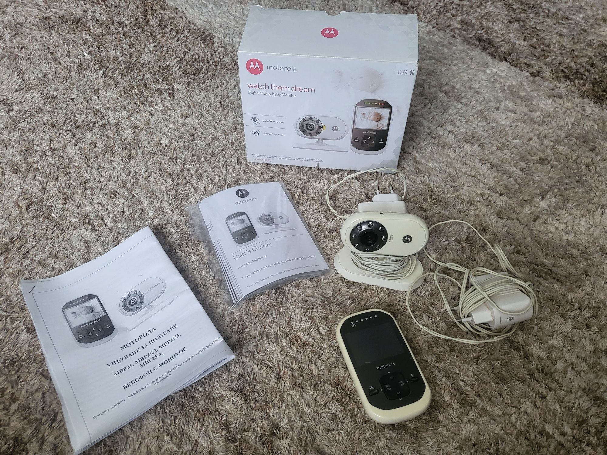Видео бебефон Motorola