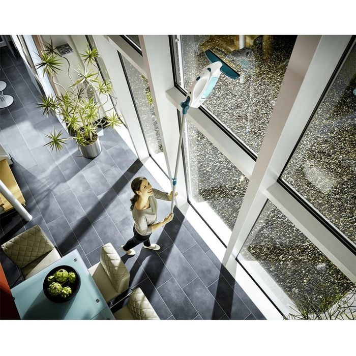 Aspirator geam LEIFHEIT Dry&Clean 51000, 5V, autonomie 35 minute, alb-