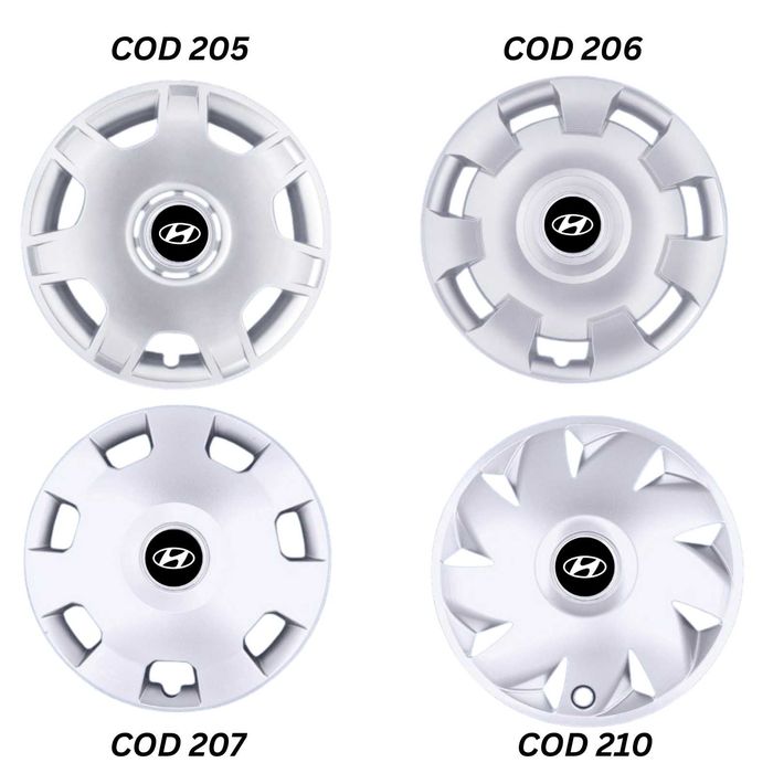 Capace roti R14 Hyundai diverse modele, pentru jante de tabla