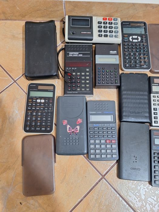 Calculatoare casio,sharp, unitrex  vicom,olivetti