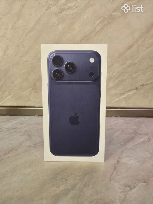 Apple 17 pro Max 256 Blue. Новый 2 Sim