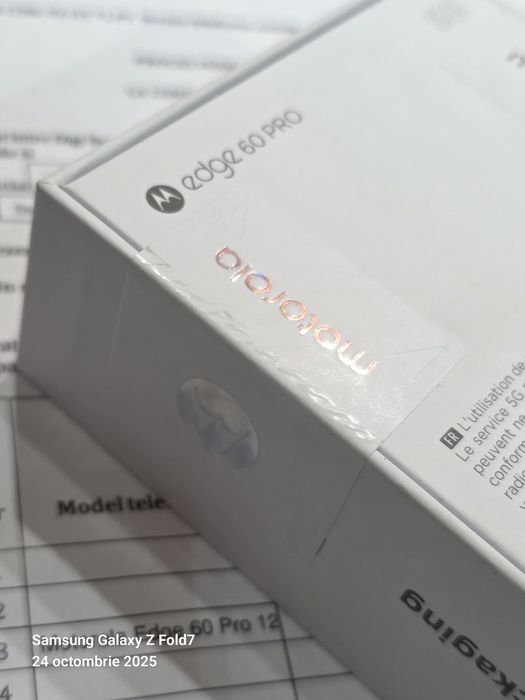 Motorola Edge 60 Pro -512 GB / 12 GB RAM / SIGILAT / Garantie