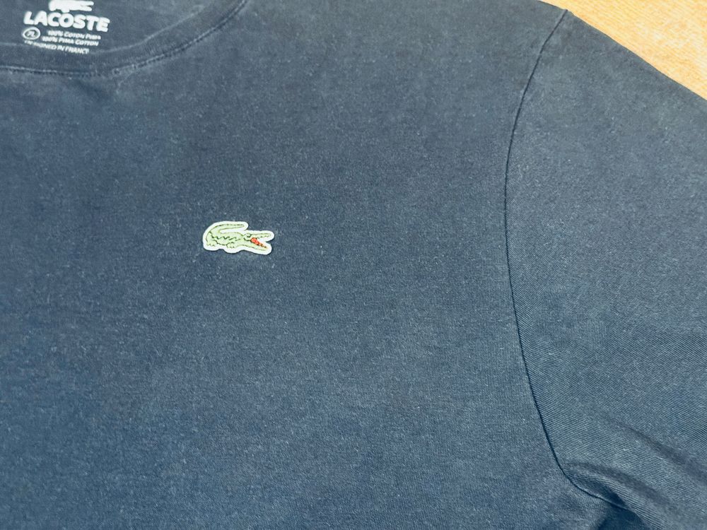 Tricou Lacoste Bleumarin Regulat Fit XL