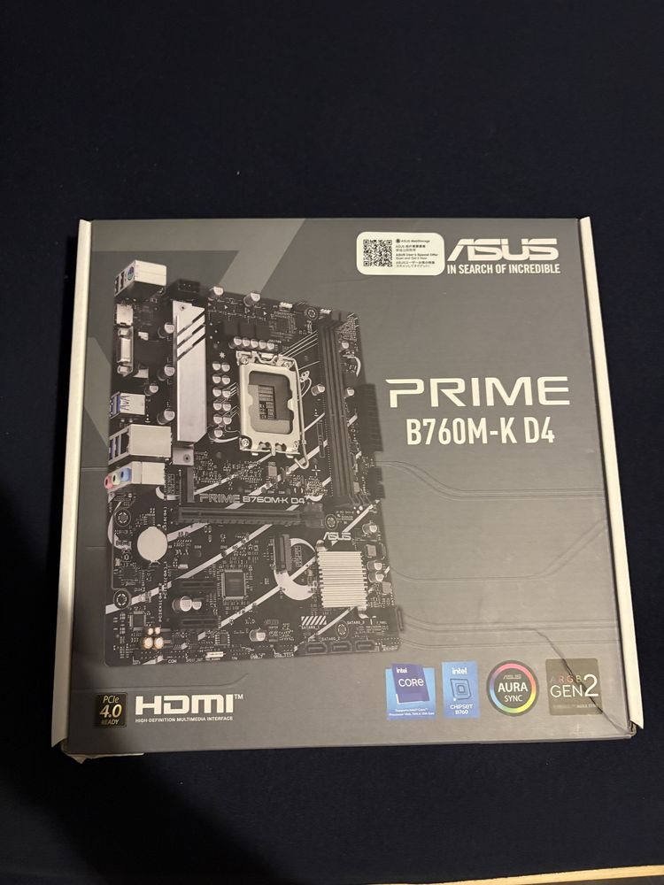 Дънна платка - ASUS PRIME B760M-K D4