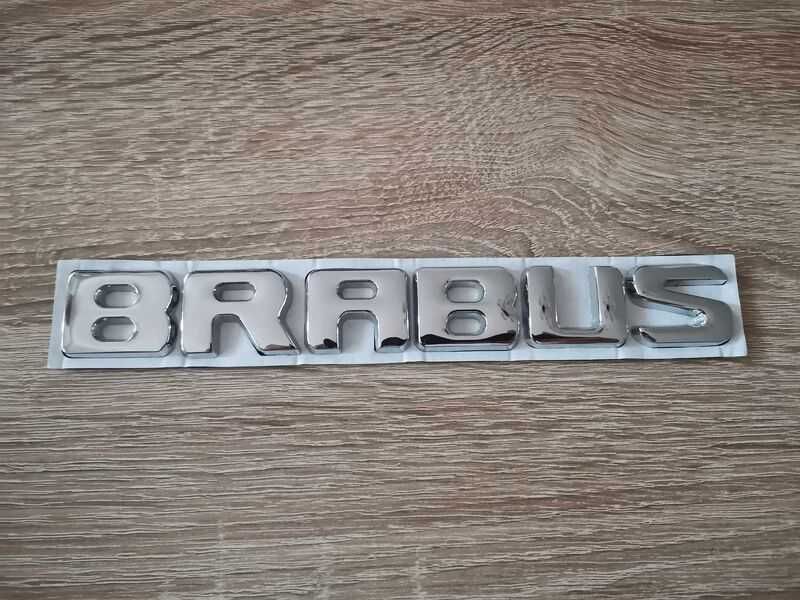 Брабус Mercedes-Benz BRABUS сребриста емблема