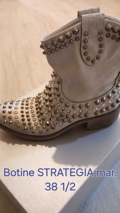 Botine piele naturală