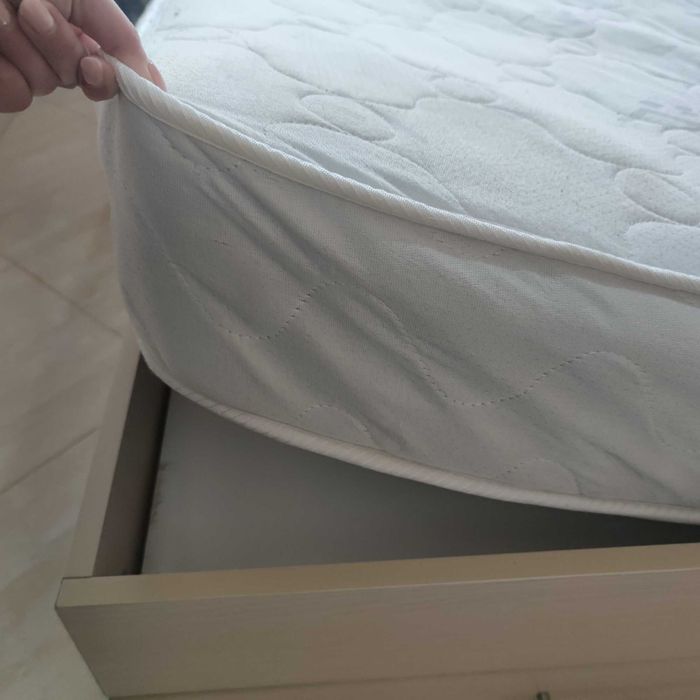 Единично легло 202/92 см + нощно шкафче