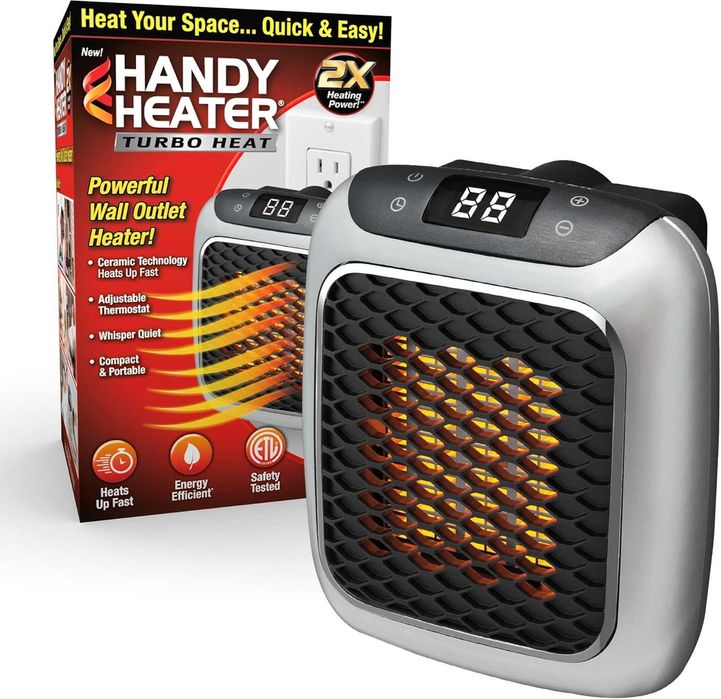Печка Handy Heater Turbo 800W многоцветен с регулируем термостат