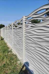 Gard din beton armat din stoc sau pe comanda placi de gard stâlpi