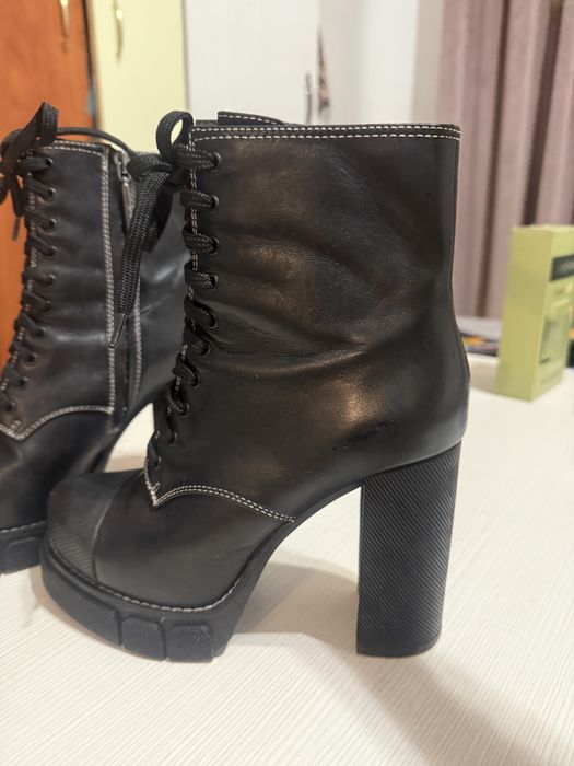 Botine zara piele
