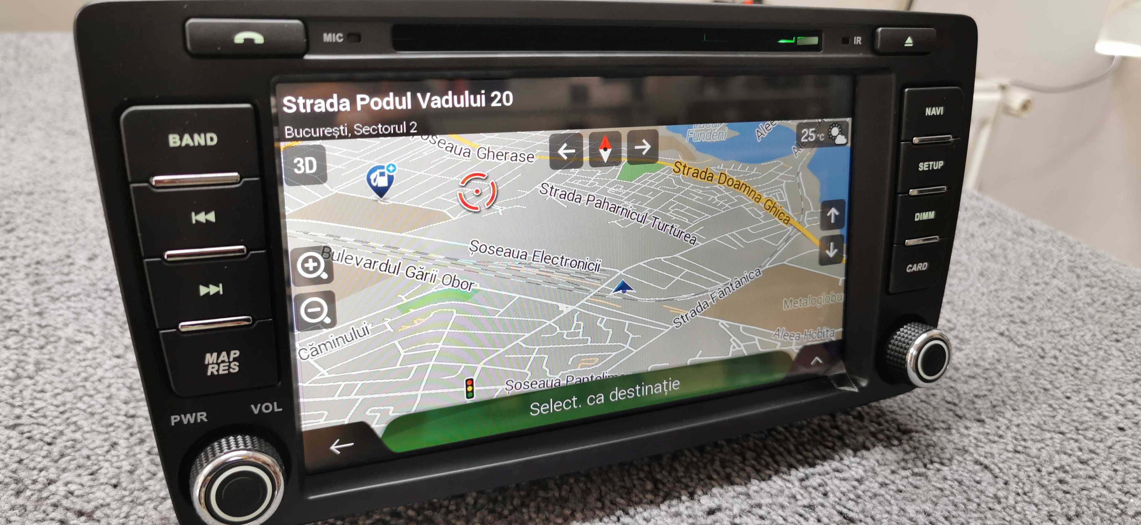 Navigatie Skoda Octavia 2 ANDROID OCTACORE 32GB/4GB