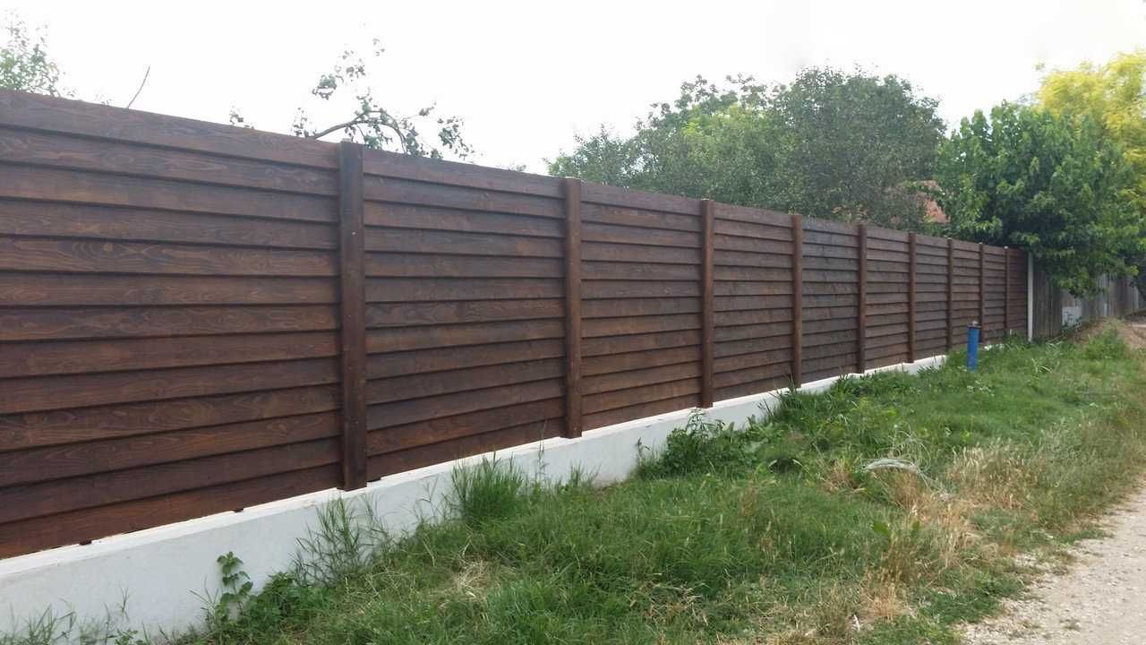 Garduri din sipca metalica si porti de diferite modele si dimensiuni