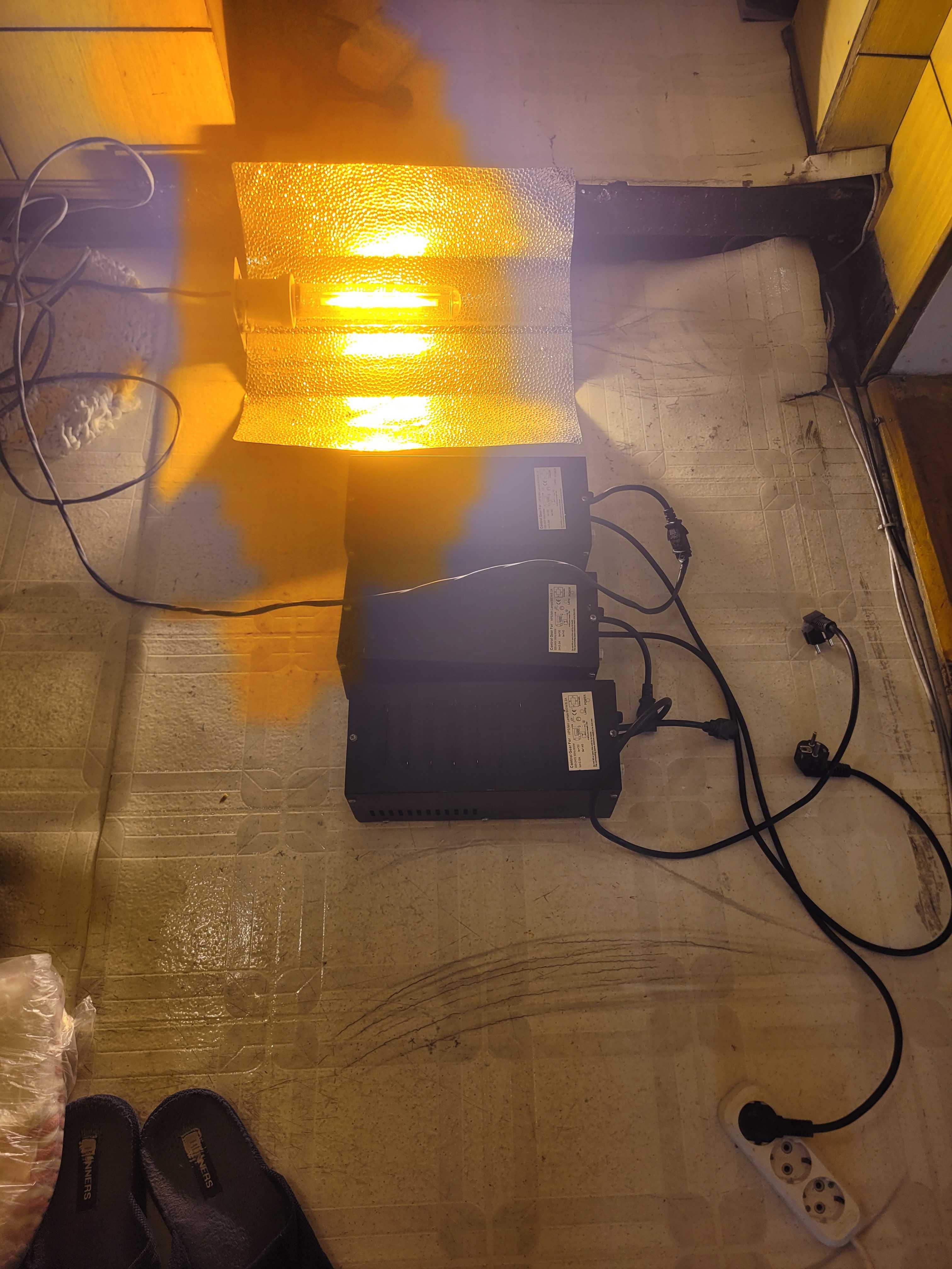 Комплекти за растеж 600 w  дросел, лампа и рефлектор