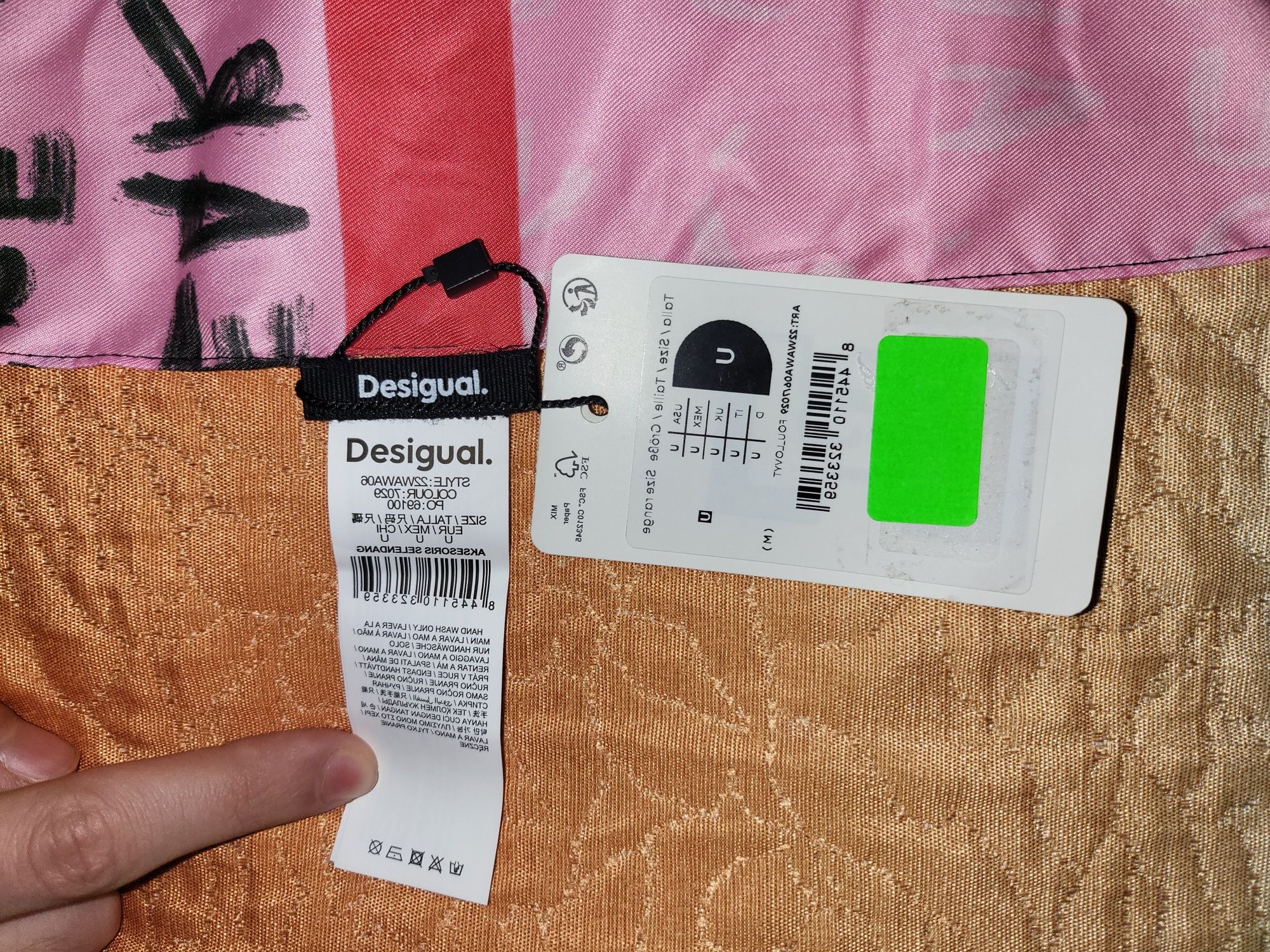Desigual Квадратен фулар/шал
