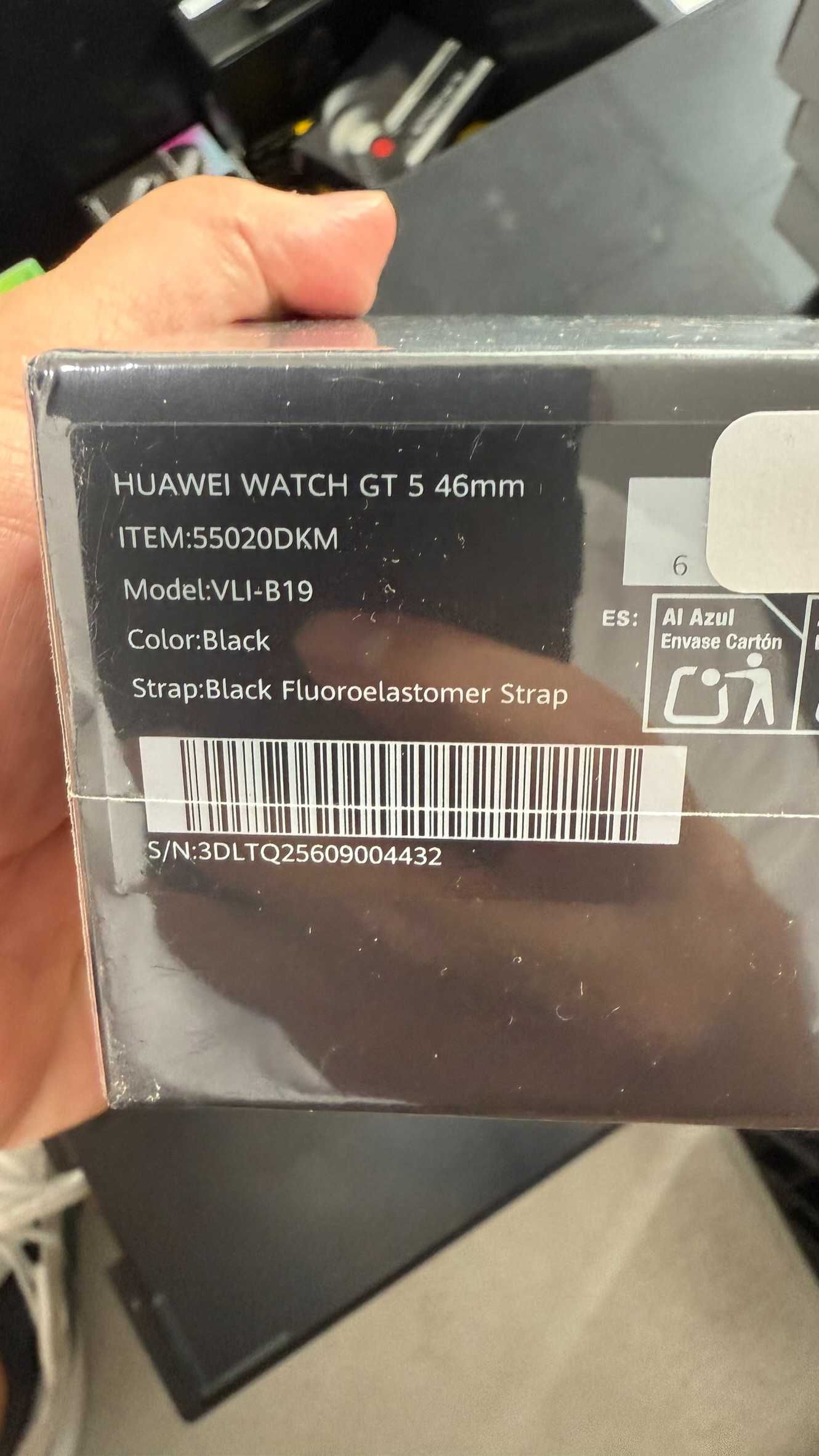 Smartwatch HUAWEI Watch GT 5 Pro 46mm, GPS, Android/iOS, Black
