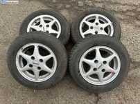 Set 4 Jante Roti Aliaj 165 70 R13 4x108 cu Cauciucuri Iarna Ford Focus 1 1998 - 2005 [X4129]