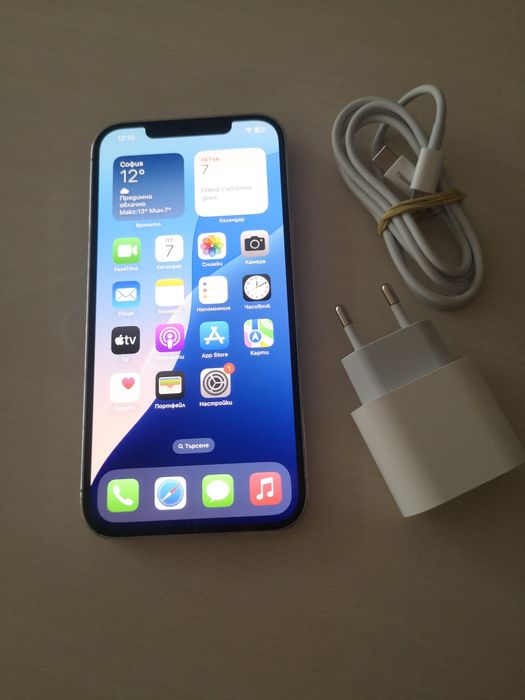 Iphone 12 Pro Max Silver 128gb-100 %Battery health