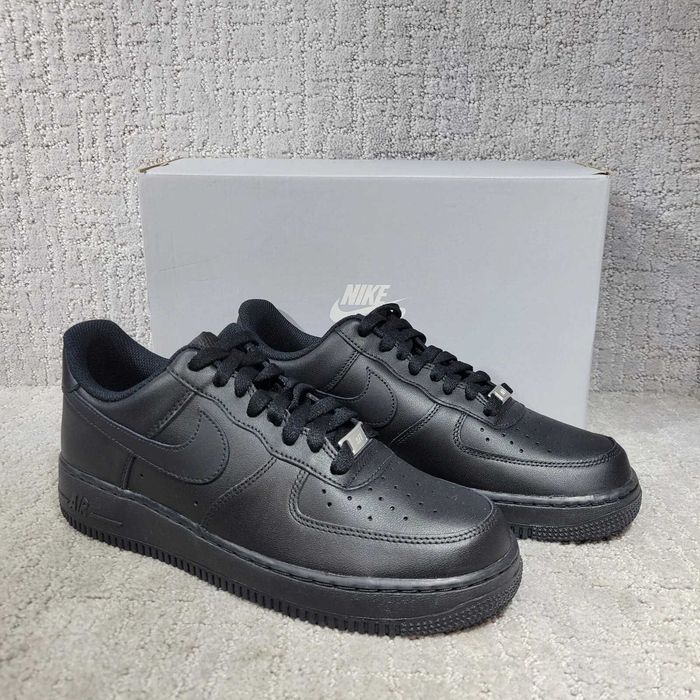 Nike Air Force 1 07' Triple Black (36-47 номер)
