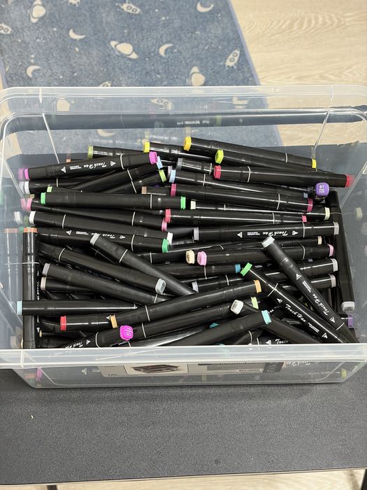 Set carioci, acuarele si creioane