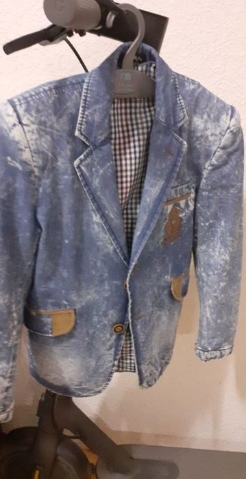 Джинсовый пиджак детский