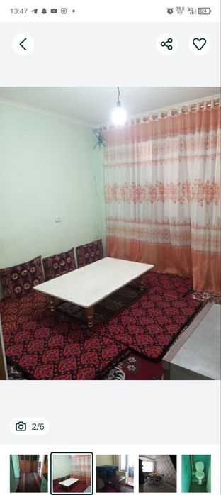 Уй дом 4 етажли 2 етажда жойлашган 72 кв сув газ свет бор