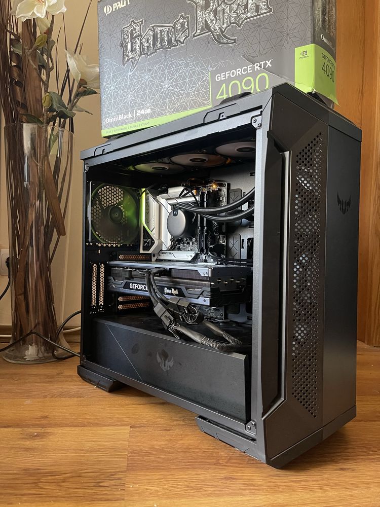 Мощен компютър/ I9 13900K/64GB/Водно/RTX 4090 24GB/2TB SSD/4TB HDD