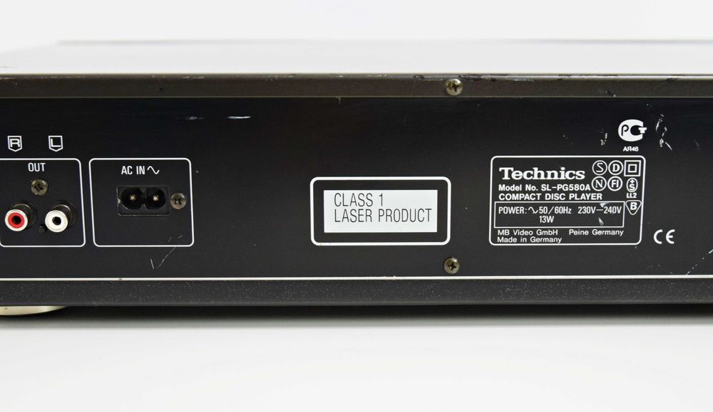CD Player Technics SL-PG 580A