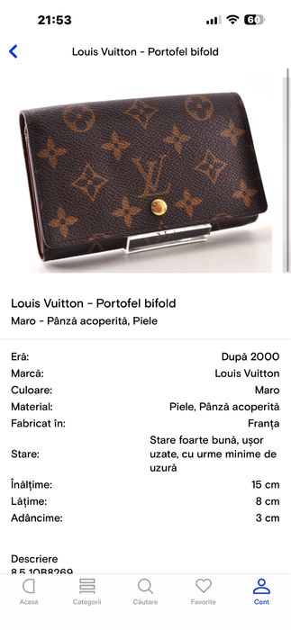 Portofel Louis Vuitton Piele