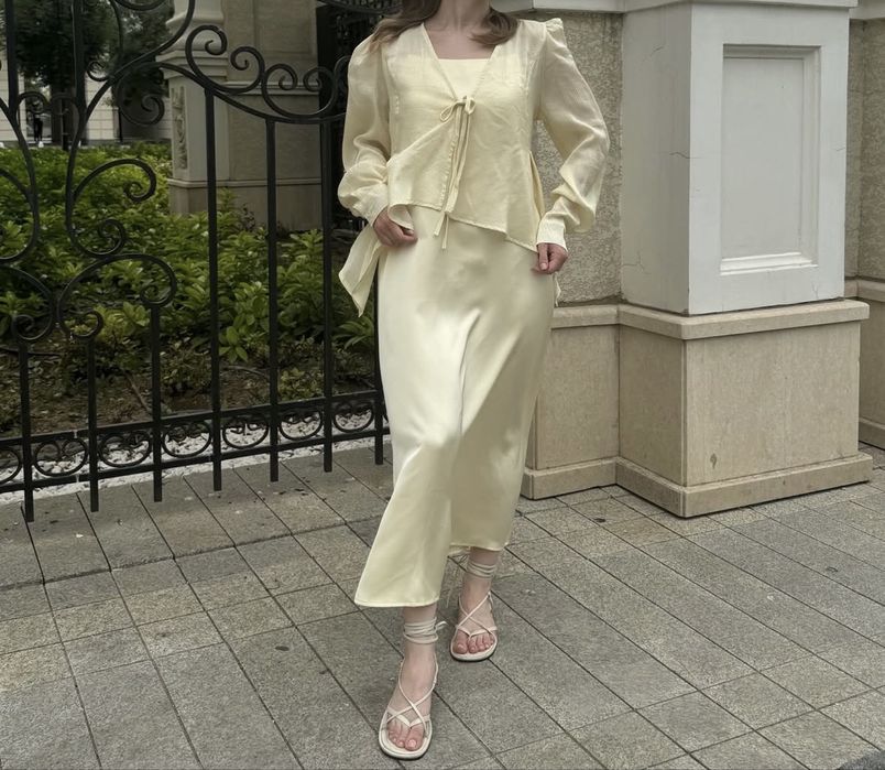 Платье материал атлас до ХЛ