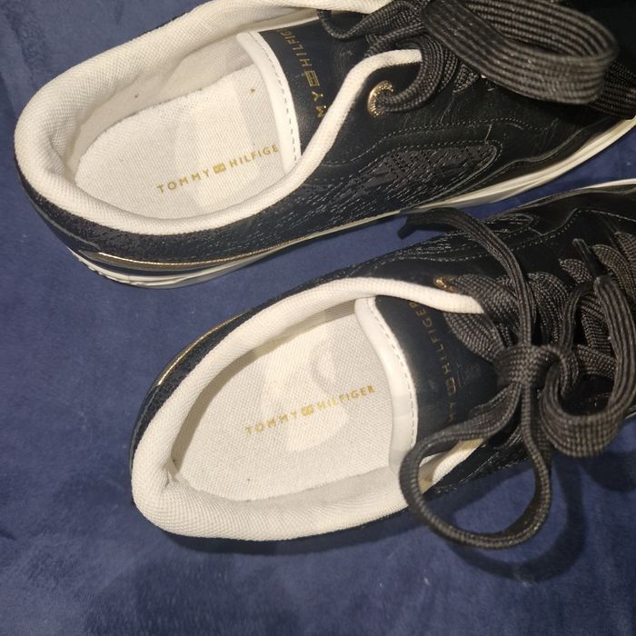 Pantofi sport Tommy Hilfiger de piele