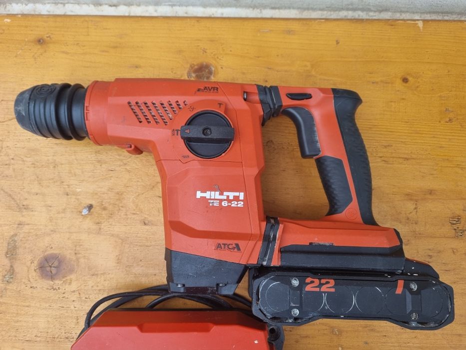 Rotopercutor hilti te6 22 nuron baterie 4 ah incarcator rapid