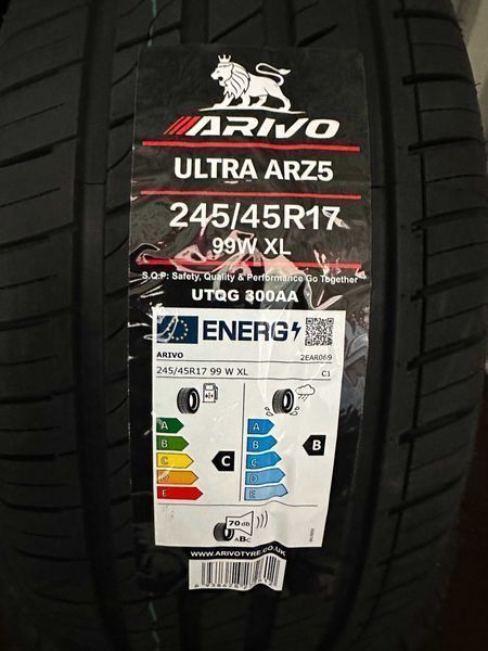 Нови летни гуми ARIVO ULTRA ARZ5 245/45R17 99W XL НОВ DOT