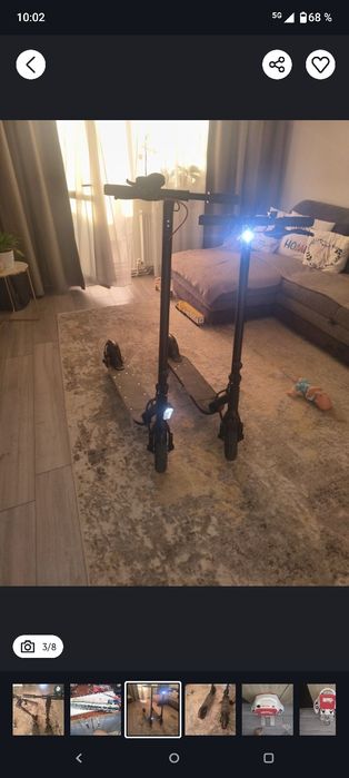 Trotinetă cu motor electric 350w