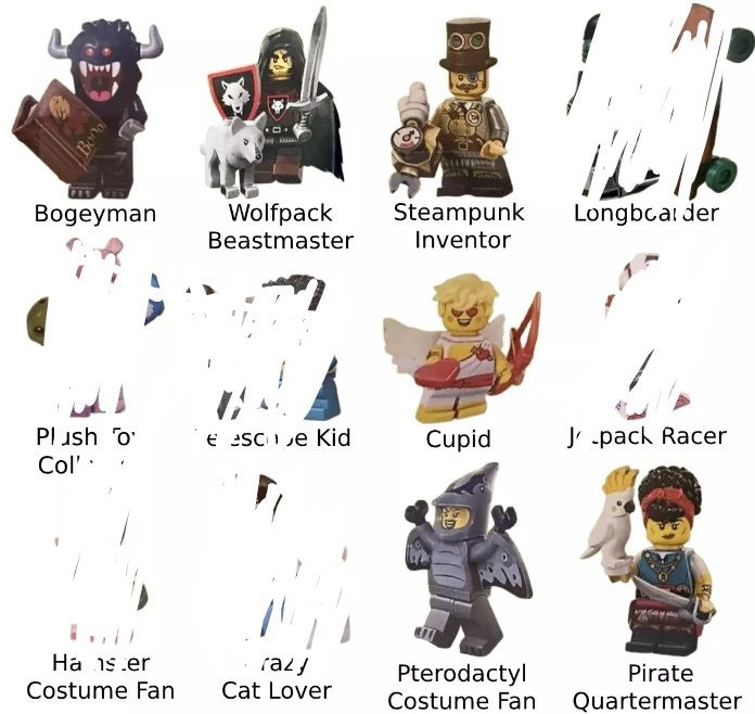 LEGO Minifigures - Dungeons & Dragons и Series 27